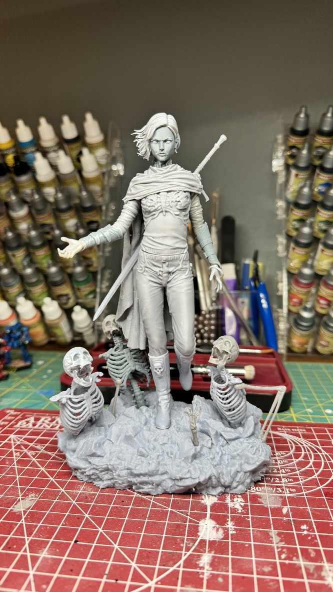 Harrow the Ninth, finished detail