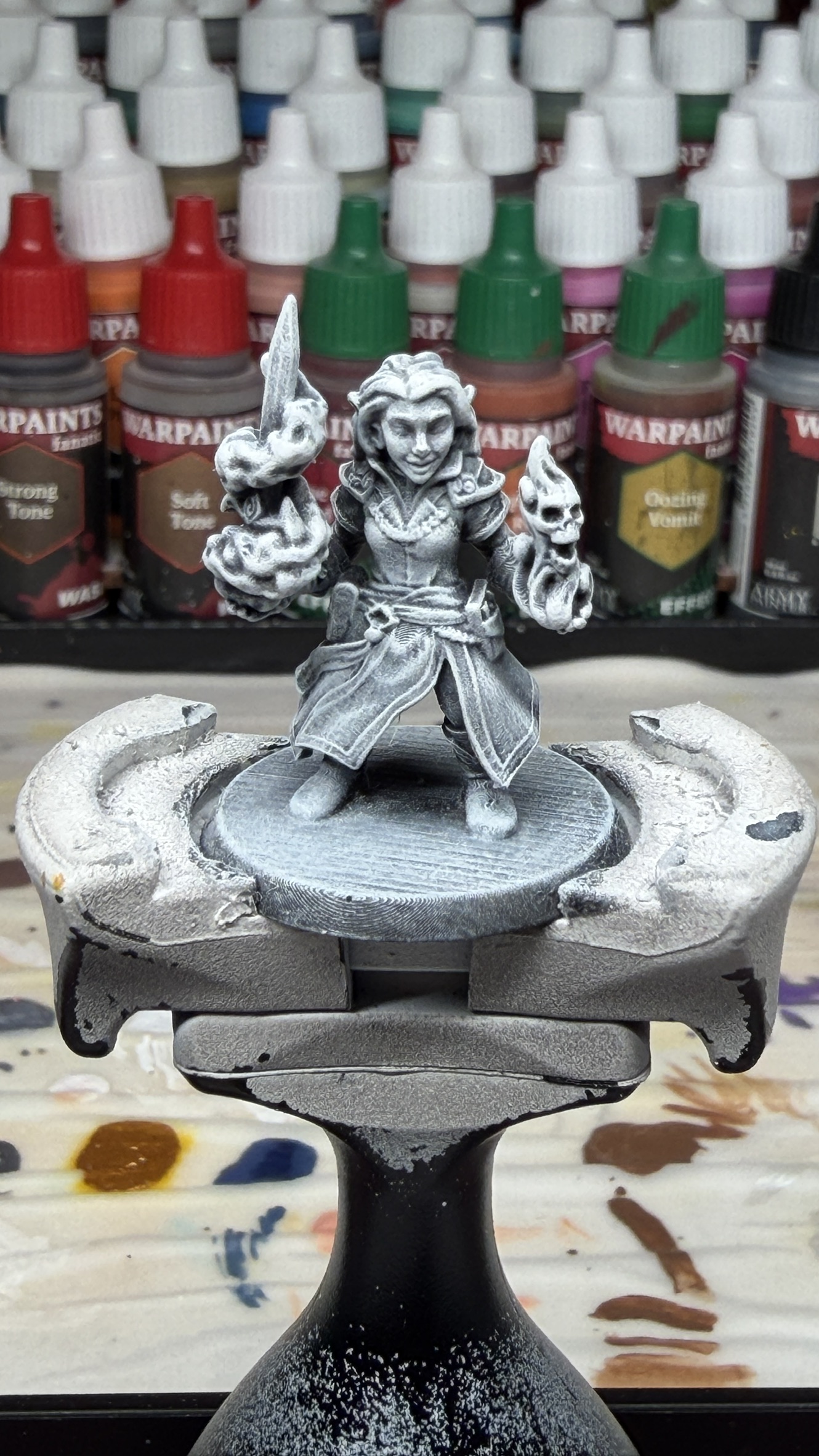 Bare Hero Forge resin print before priming