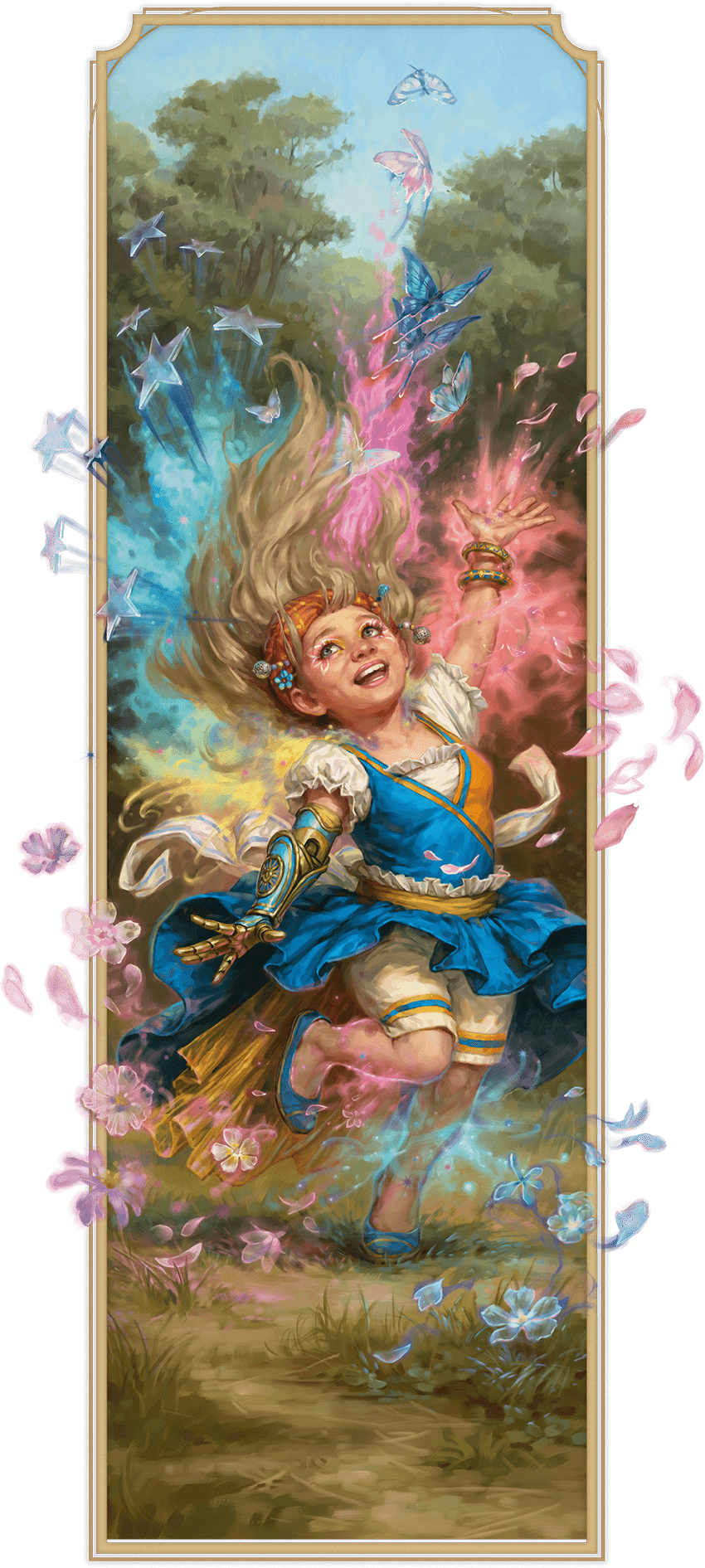 Wild Magic Sorcery illustration from the 2024 Player's Handbook
